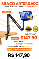 Braço Articulado Metálico - Trend+